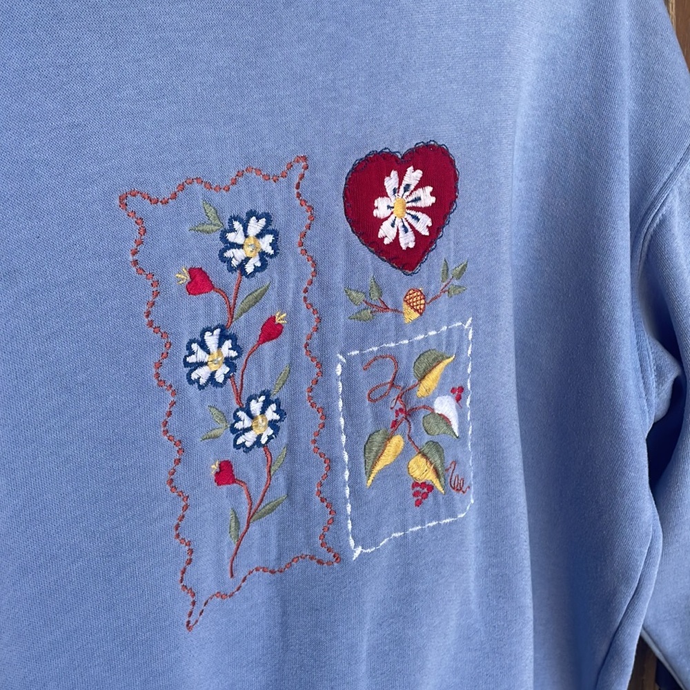 90s layered SweatShirt! Women’s Large - Picture 3 of 7